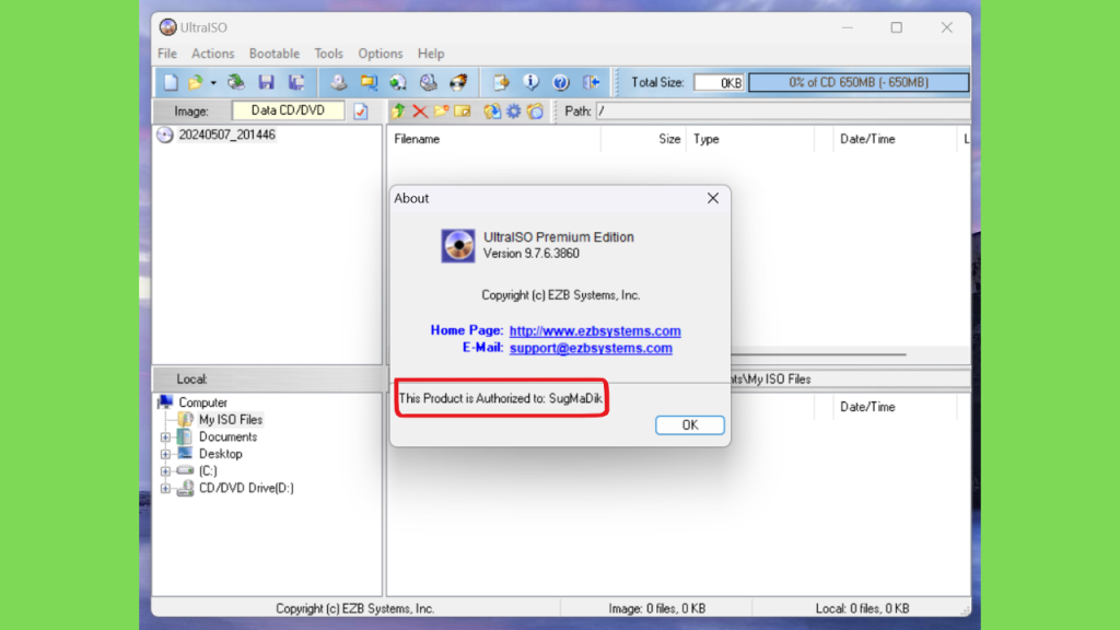 Baixar Ultra ISO Premium Crackeado com Keygen para PC Gratis Full Version PT