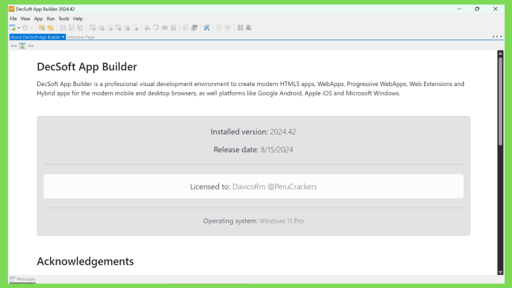 Download DecSoft App Builder 2024 Crackeado Gratis PT-BR Gratis Download - AtivadorRatonCrackeado Download DecSoft App Builder 2024 Crackeado Gratis PT-BR Full Version PT