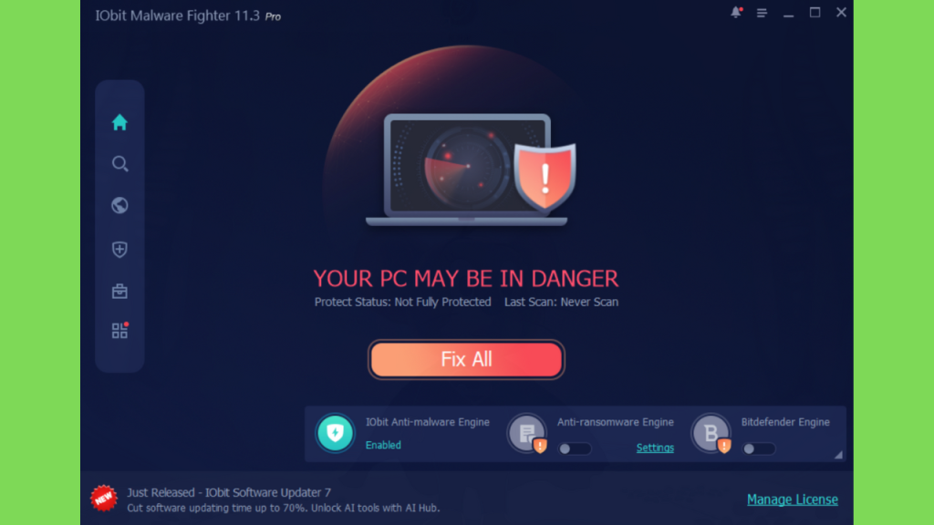 Download IObit Malware Fighter 11 Pro Crackeado com Licença Full Version PT