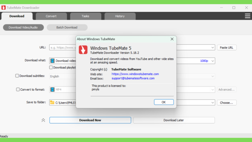 Baixar TubeMate Downloader Crackeado para PC Gratis PT-BR Full Version PT